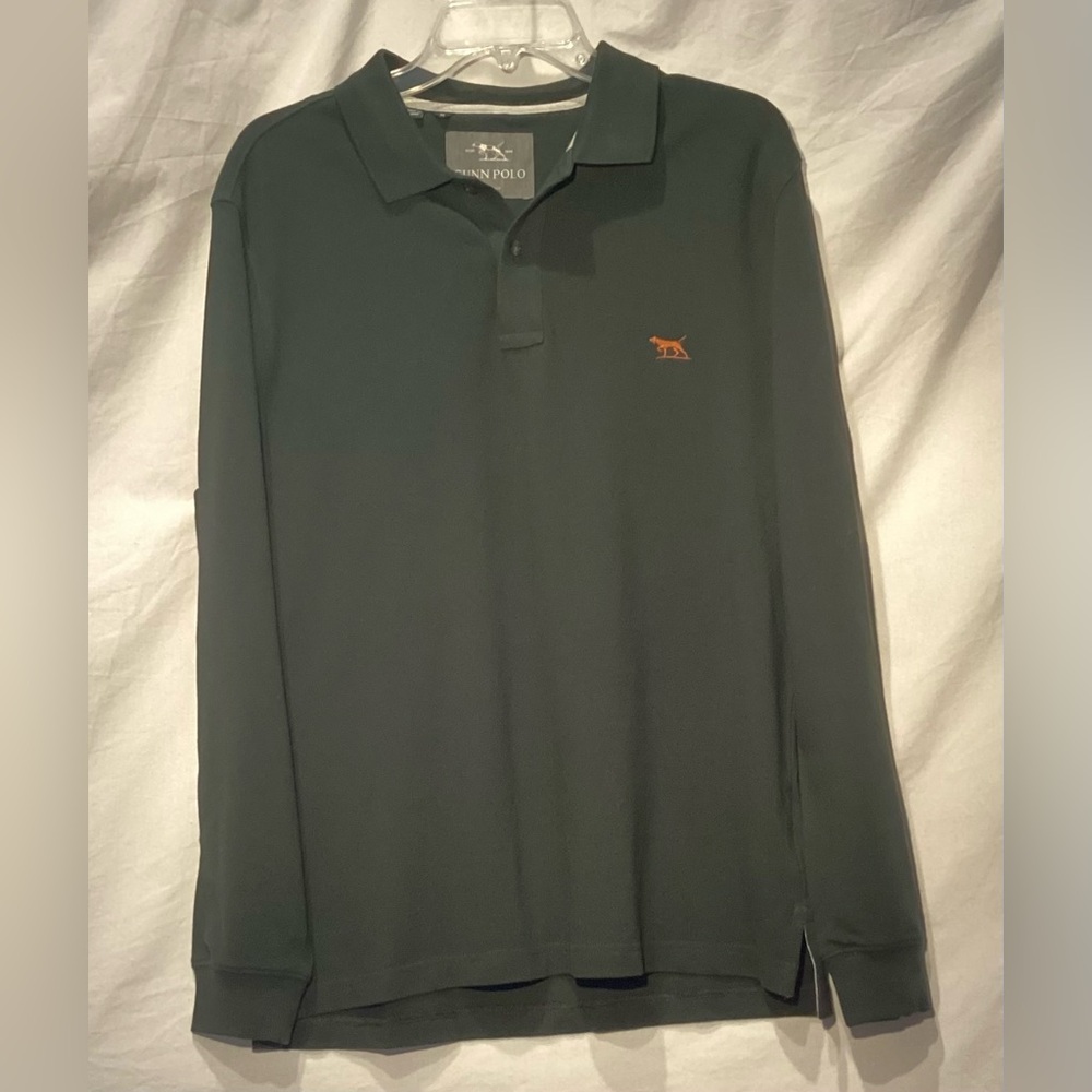 Rodd & Gunn Men's Dark Dark Green Long Sleeve Polo Shirt